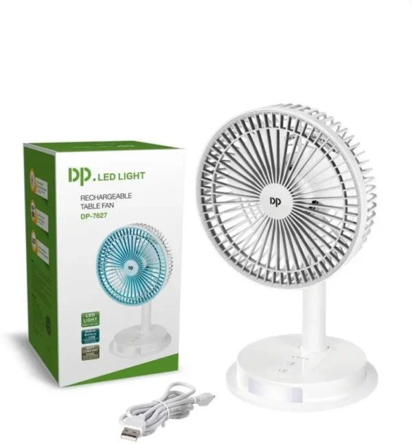 Duration Power DP-7627 Desktop Rechargeable Fan (4000mAh)