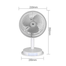 Duration Power DP-7627 Desktop Rechargeable Fan (4000mAh) - Image 4