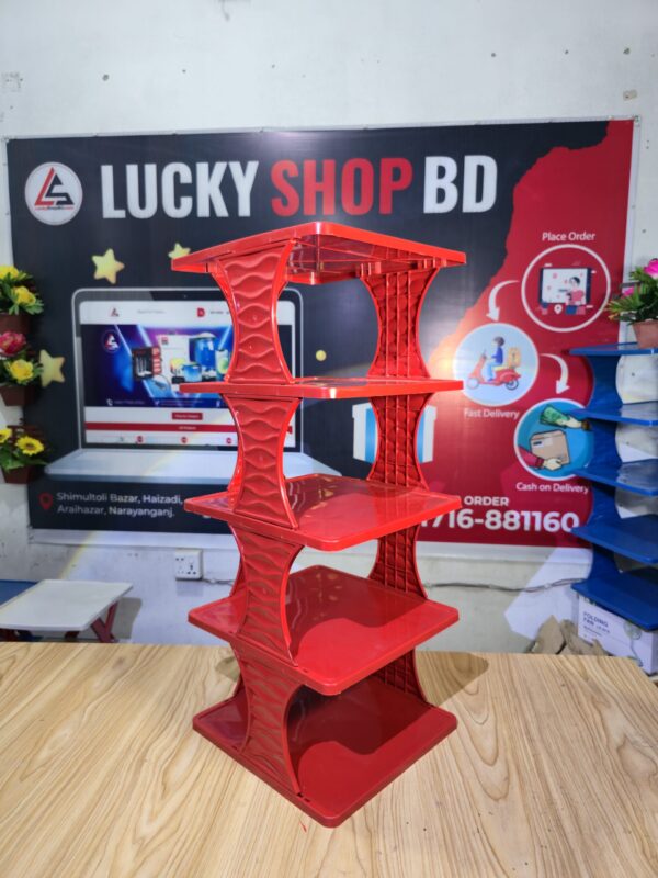 New Design 5 Layer Smart Shoe Rack ( New Edition ) - Image 3