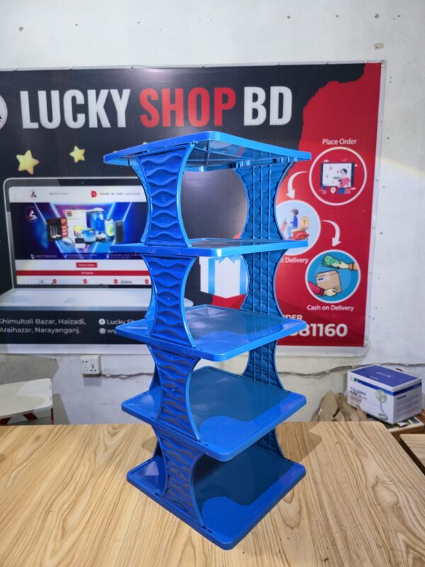 Smart Shoe Rack: 5 Layer (Blue)