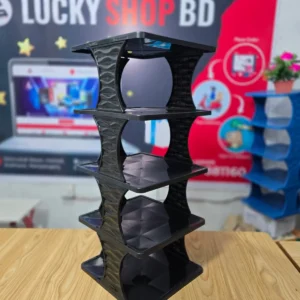 Smart Shoe Rack: 5 Layer (Black)