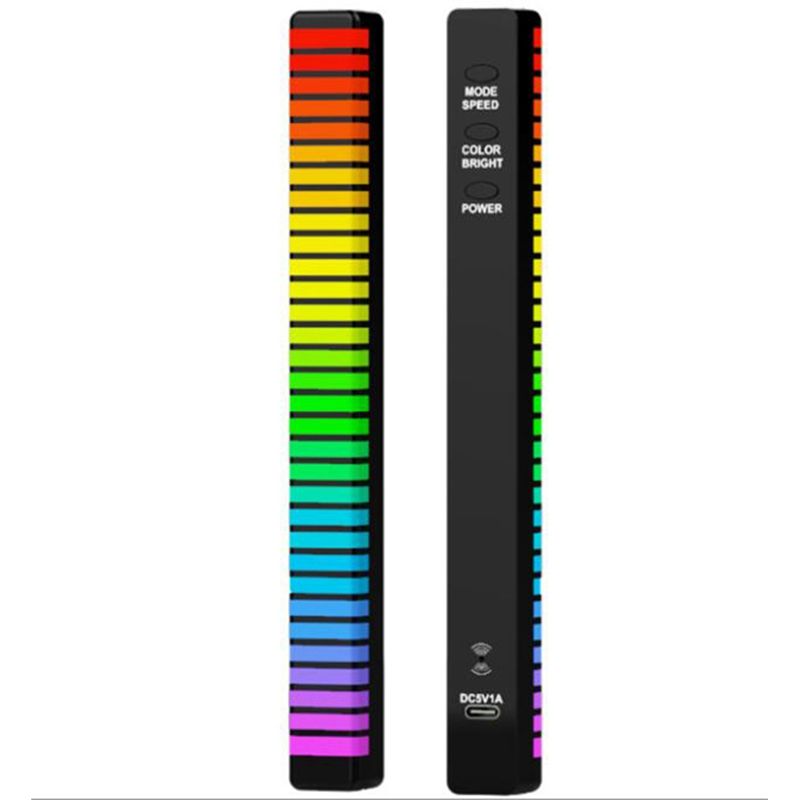 3D RGB APP Control Rechargeable Rhythm Light With Voice-Activated Pickup (D10) - Image 9