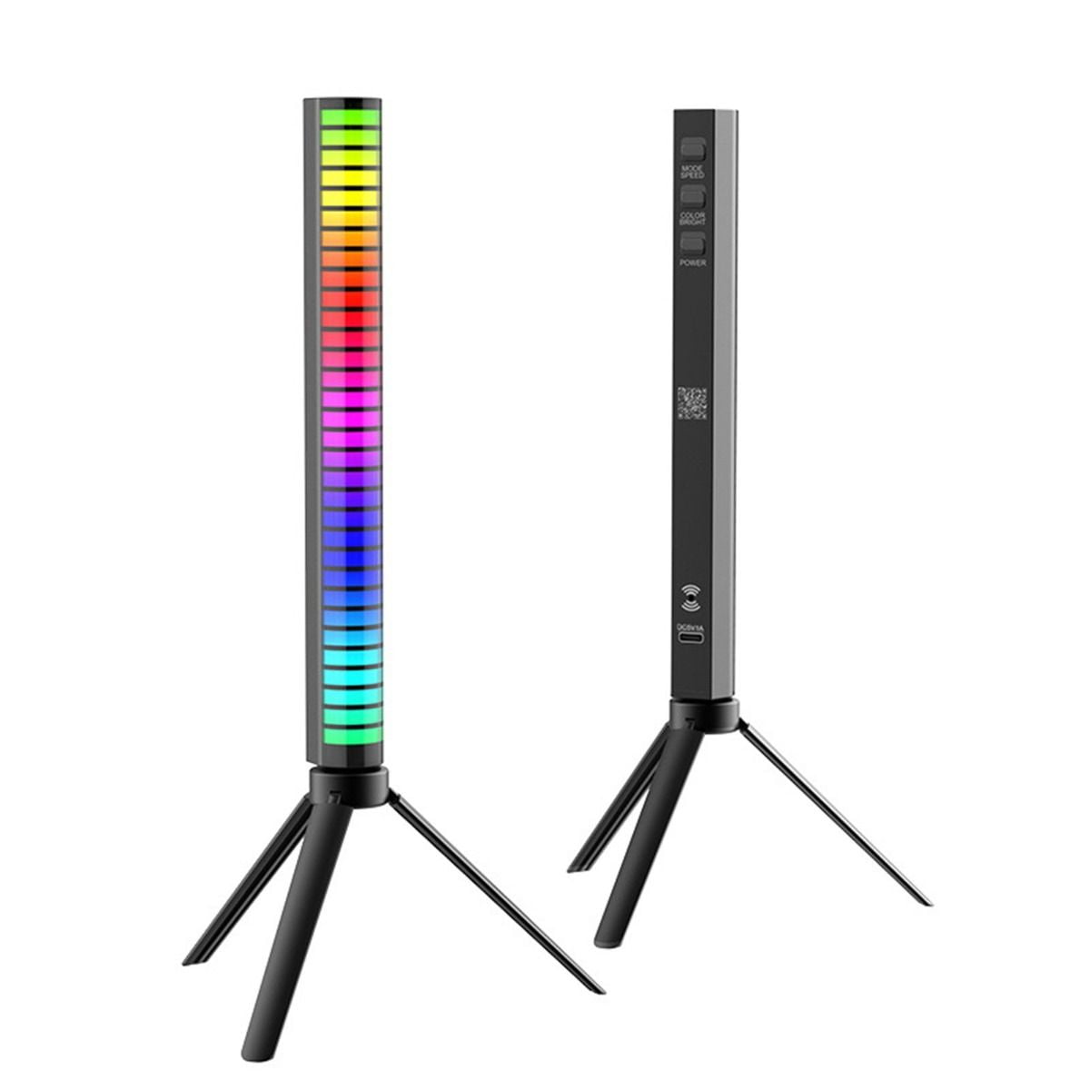 3D RGB APP Control Rechargeable Rhythm Light With Voice-Activated Pickup (D10) - Image 10