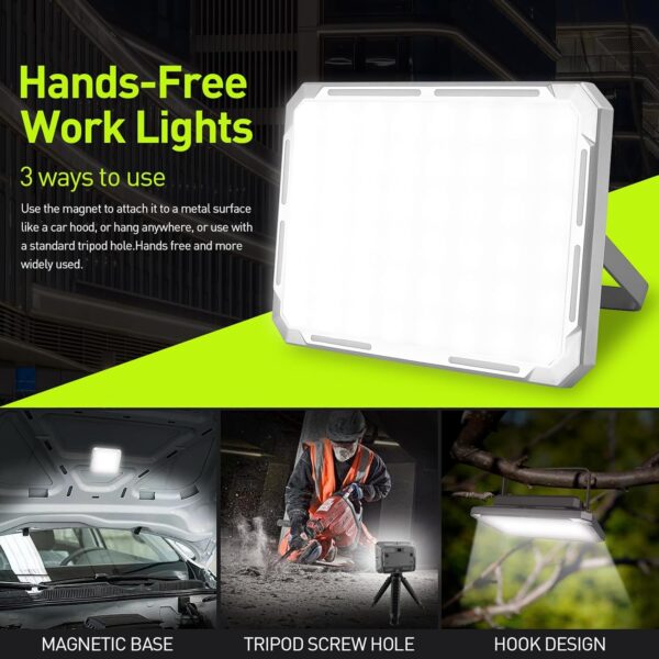 GearUP KXK-686 Rechargeable Multifunctional Work Light (50W) - Image 4