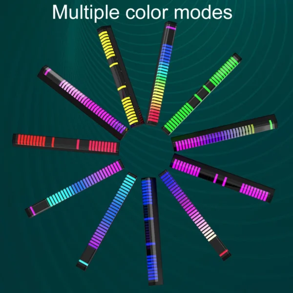 3D RGB APP Control Rechargeable Rhythm Light With Voice-Activated Pickup (D10) - Image 2