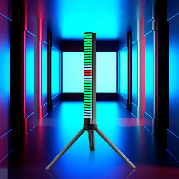 3D RGB APP Control Rechargeable Rhythm Light With Voice-Activated Pickup (D10) - Image 5
