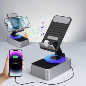 WYS-2301BT 3-in-1 Bluetooth Speaker with Phone Stand & Power Bank